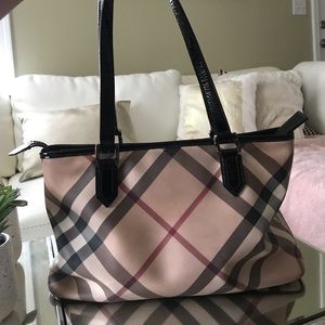 Burberry Nova Check Plaid Purse